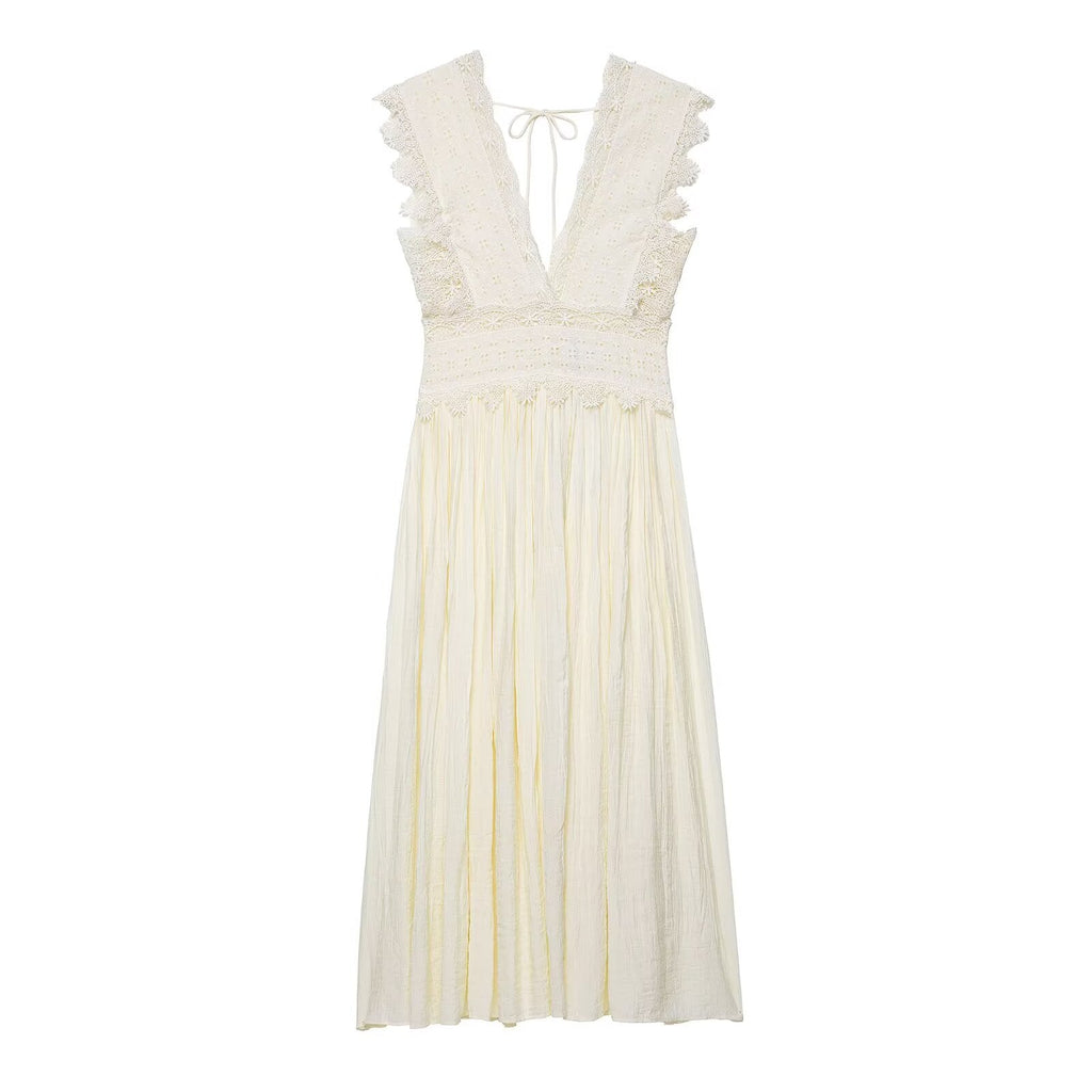 Elegant Women Clothing Lace Strap Dress