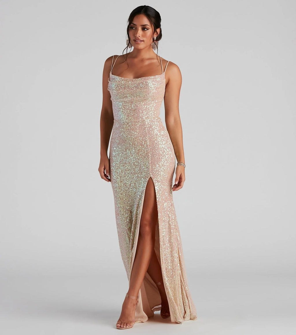 Summer Sequin Women Party Dress Club Sequ Dress Sexy Fishtail