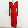 Autumn Winter Star Personality Design Stand up Collar Slim Fit Long Trench Coat Dress